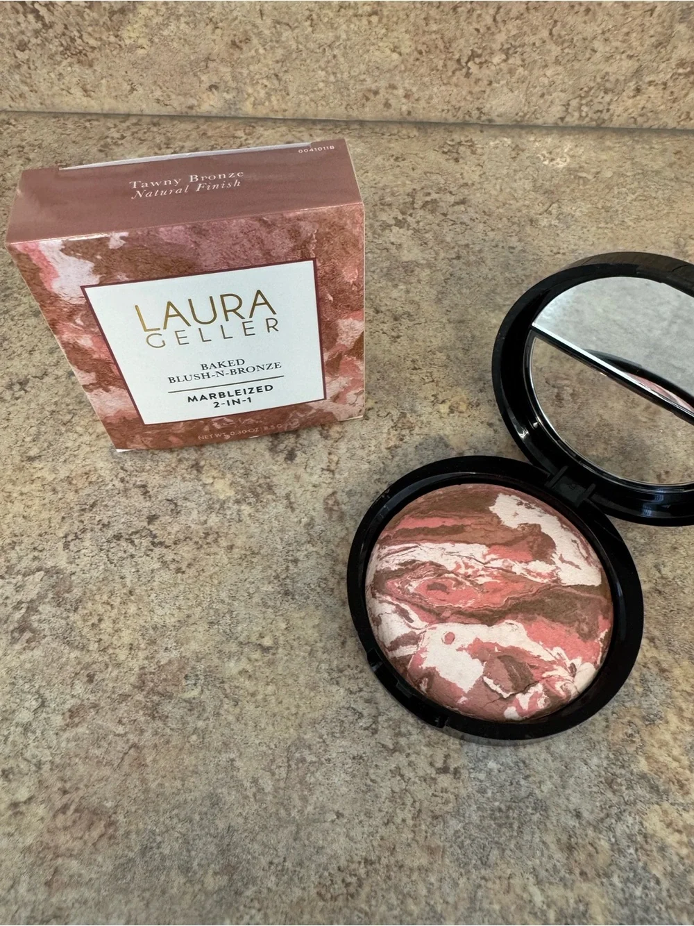 Laura Geller Marbleized Baked Blush-n-Bronze — Rose & Bronze Tones